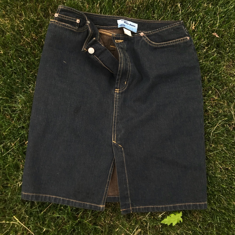 Dark Wash Old Navy Denim Skirt